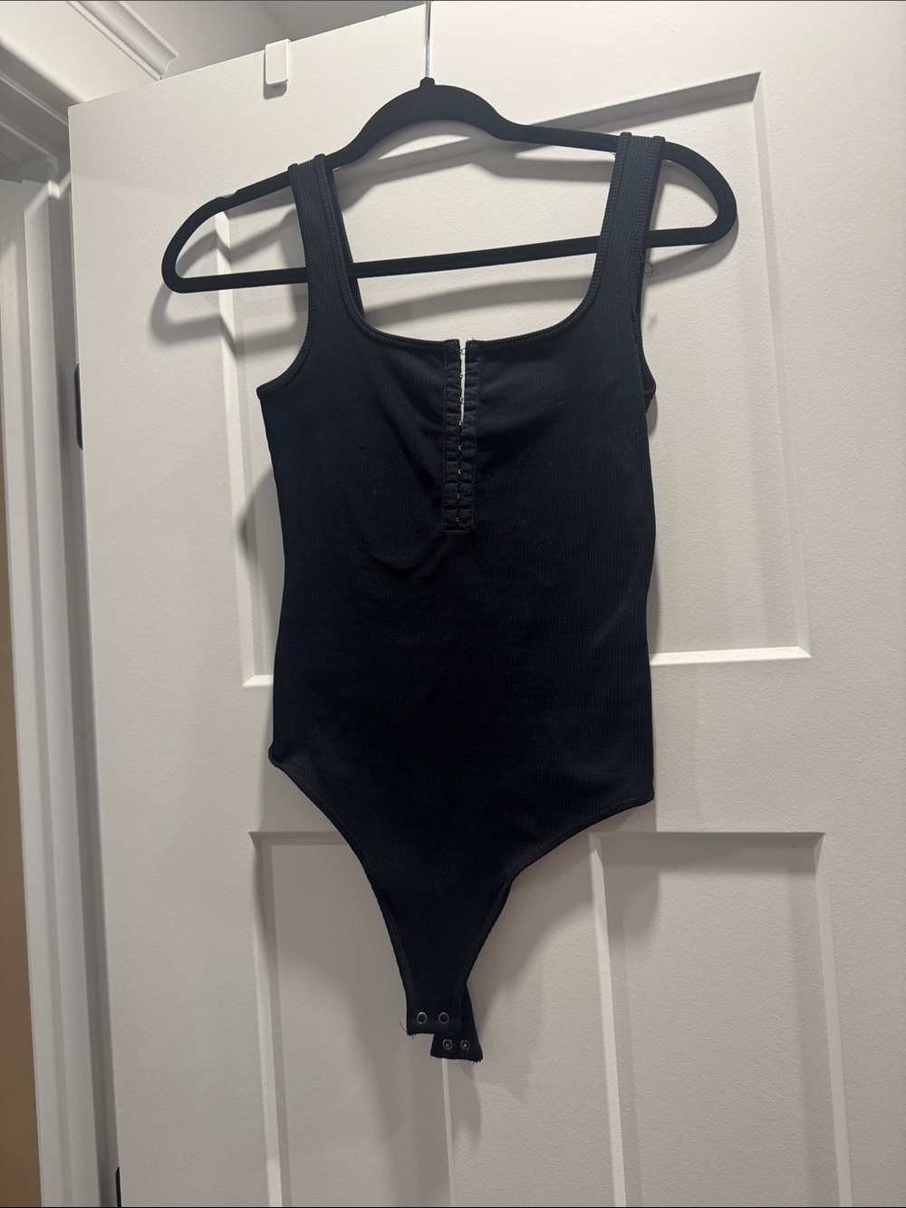 Abercrombie & Fitch Black Ribbed Tank Bodysuit - Kids